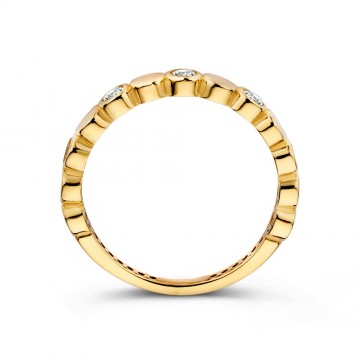 Ring geelgoud zirkonia 32461 nl g