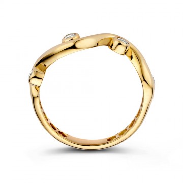 Ring geelgoud zirkonia 32479 nl g