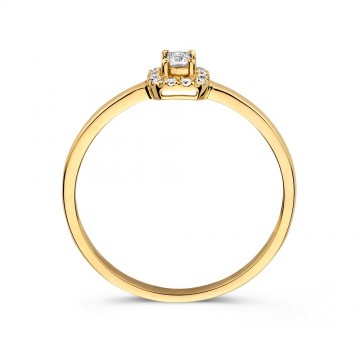 Ring geelgoud zirkonia 32732 nl g