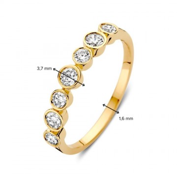 Ring geelgoud zirkonia 32780 nl g