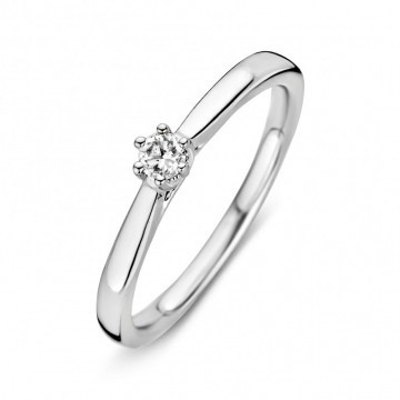 Ring witgoud briljant 0 09 crt 13955 nl g