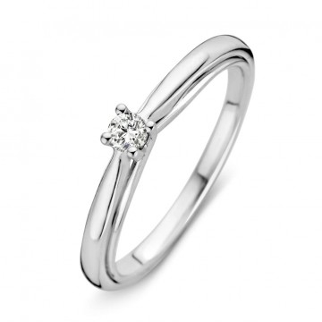 Ring witgoud briljant 0 09 crt 17028 nl g