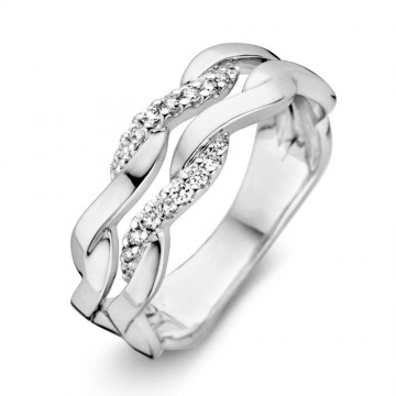 Ring witgoud briljant 0 15 crt 18028 nl g