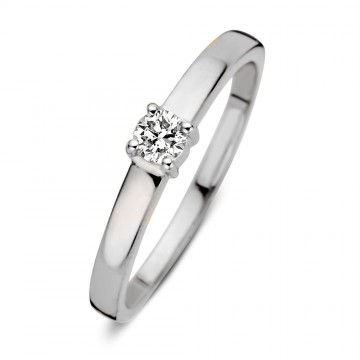 Ring witgoud briljant 0 16 crt 22992 nl g
