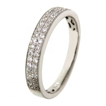 Ring witgoud briljant 0 22 crt 17370 nl g