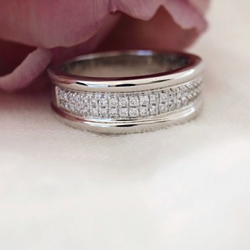 Ring witgoud briljant 0 25 crt 19887 nl g