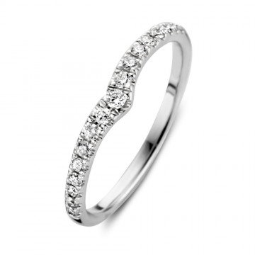 Ring witgoud briljant 0 25 crt 24200 nl g