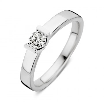 Ring witgoud briljant 0 30 crt 21784 nl g