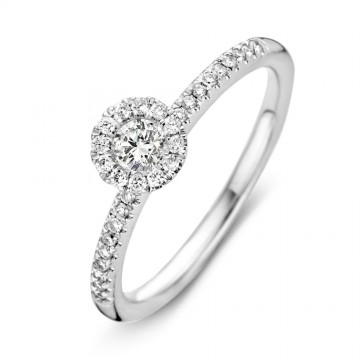 Ring witgoud briljant 0 35 crt 17098 nl g