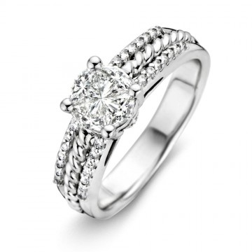 Ring witgoud briljant 0 88 crt 15664 nl g
