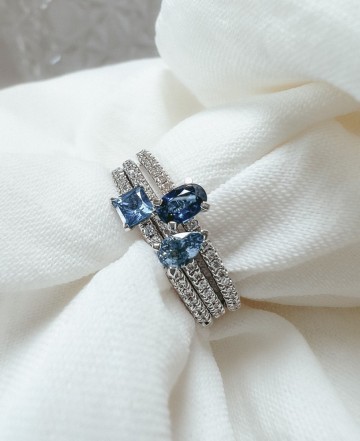 Ring witgoud briljant saffier 31417 nl g