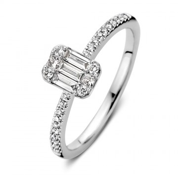 Ring witgoud diamant 0 38 crt 22427 nl g
