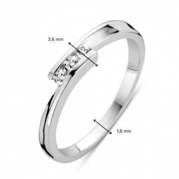 Ring witgoud zirkonia 30466 nl g