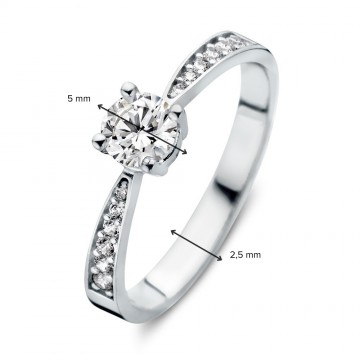 Ring witgoud zirkonia 31451 nl g