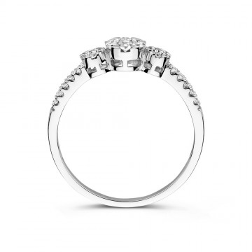Ring witgoud zirkonia 32728 nl g