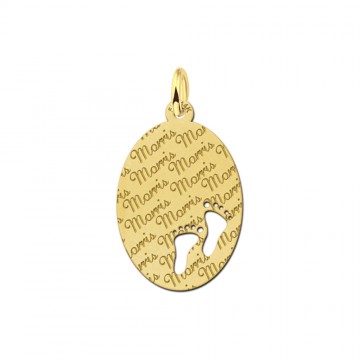 Wij graveren in jouw gouden naamplaatje large